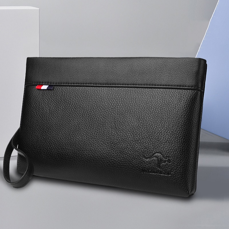 Leather Wallet Men - Sac à main pour hommes d'affaires