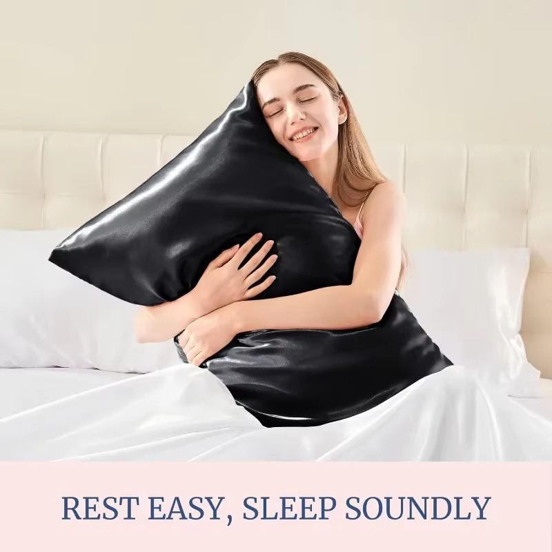 Silk Pillowcase - Pour femmes et hommes, taie d'oreiller