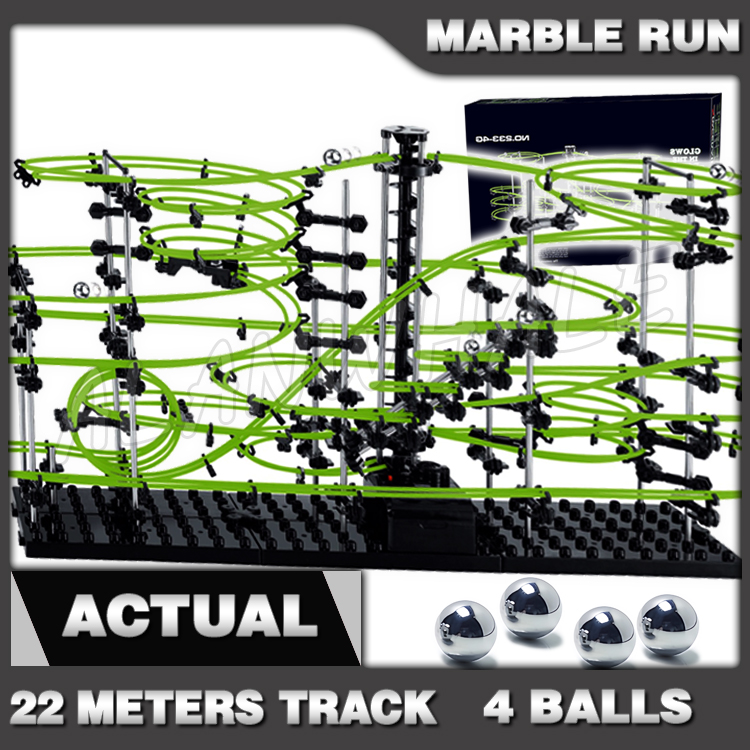 Marble Coaster Set - Rail de 2200cm niveau 4 marbre