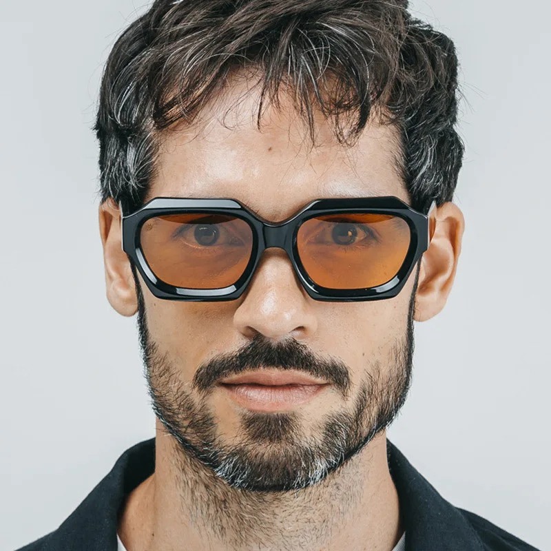 Designer Sunglasses - Lunettes de soleil carrées tendance, nouvelle