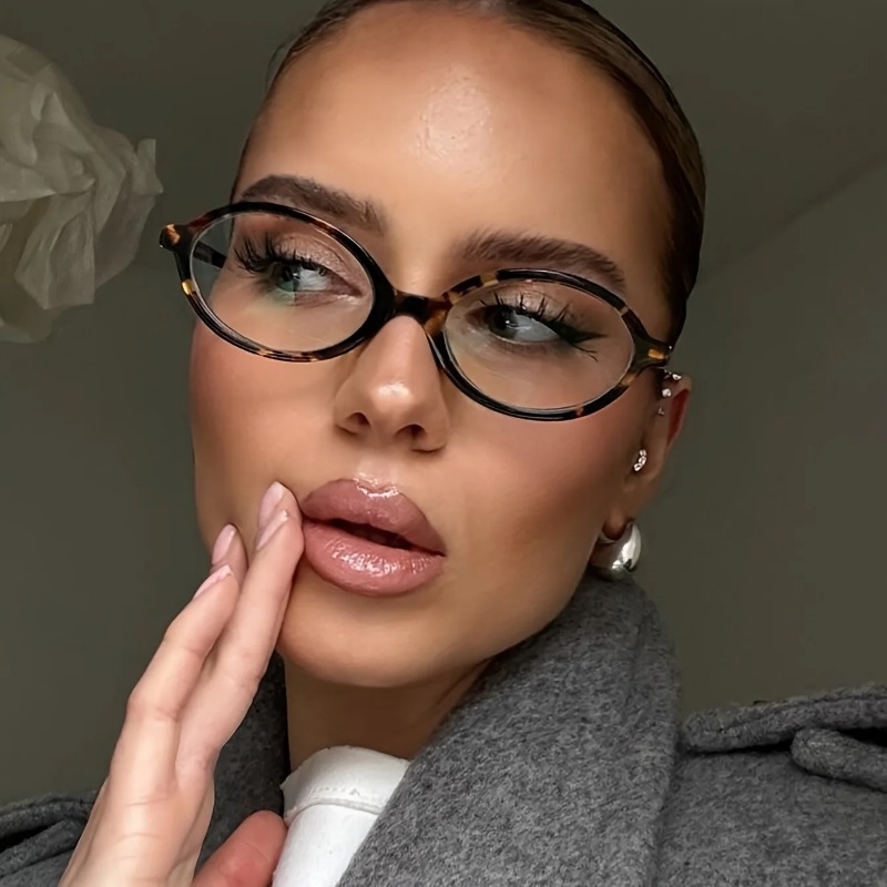 Designer Sunglasses - Lunettes de soleil ovales vintage pour