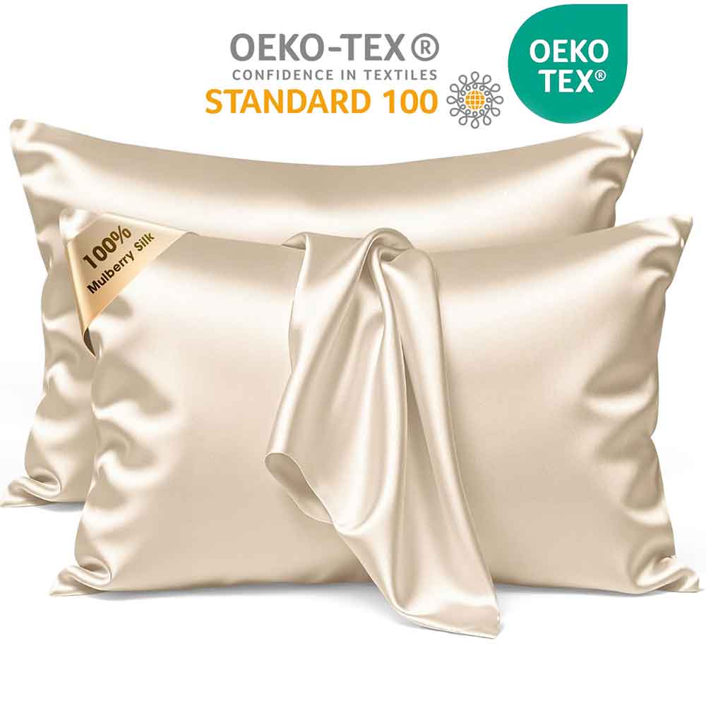 Silk Pillowcase - Taie d'oreiller en soie de mûrier