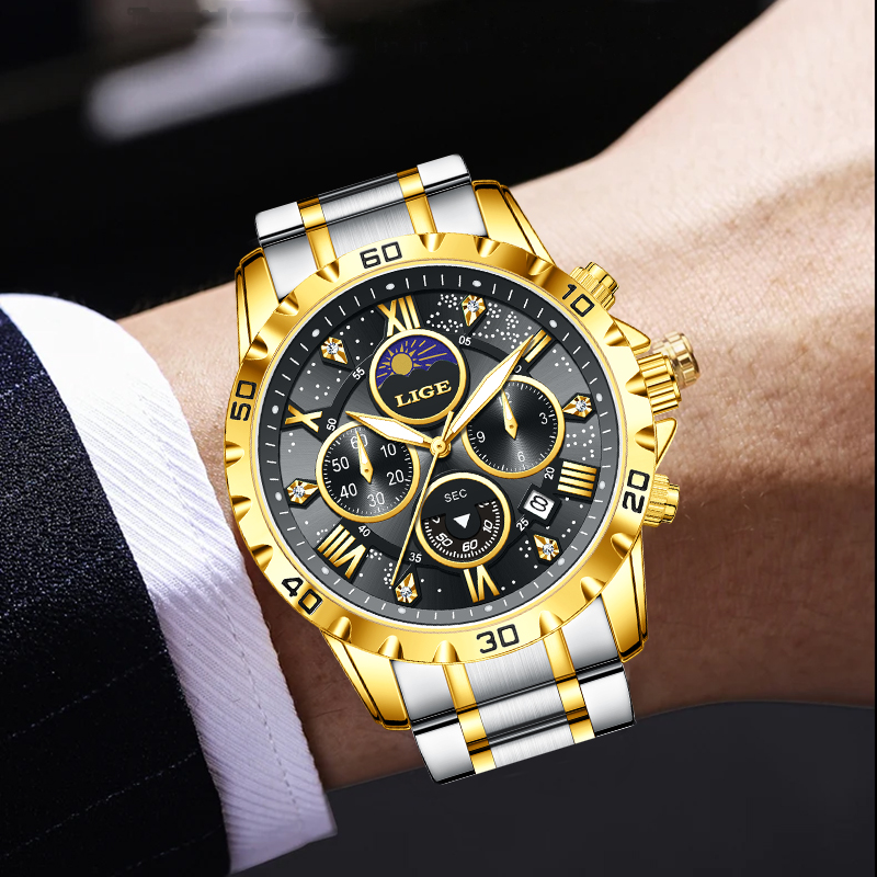 Montre Homme LIGE de Luxe à Qu - Luxury Watch Men avis et prix