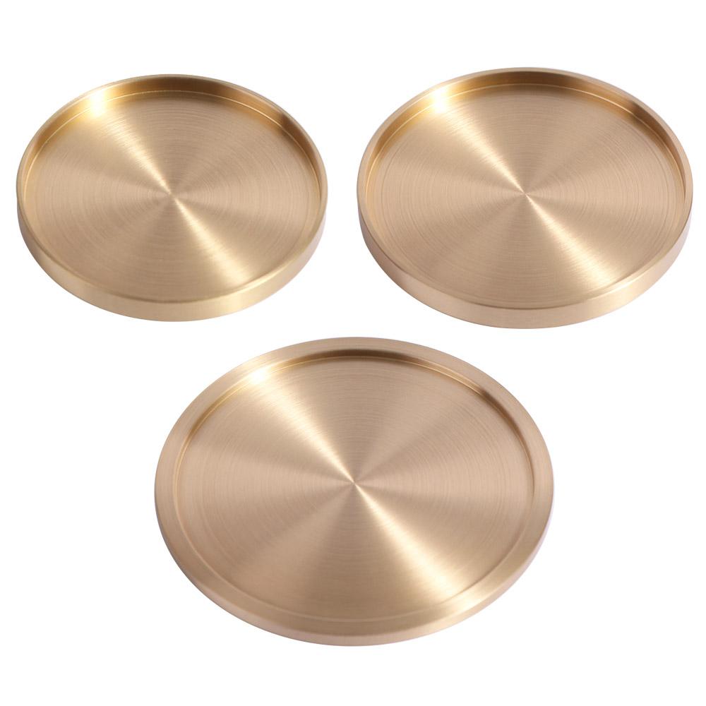 Sous-verres ronds en laiton po - Marble Coaster Set avis et prix