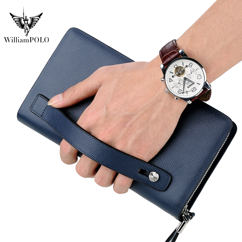 WILLIAMPOLO Pochette de luxe e - Leather Wallet Men avis et prix