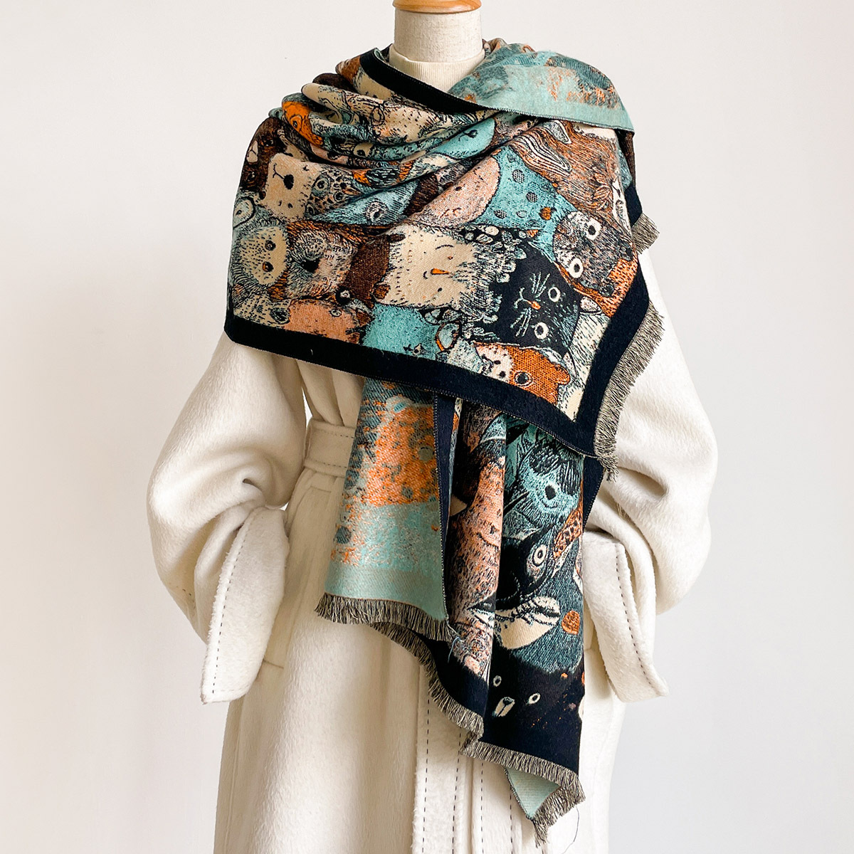 Écharpe en imitation cachemire - Cashmere Scarf avis et prix