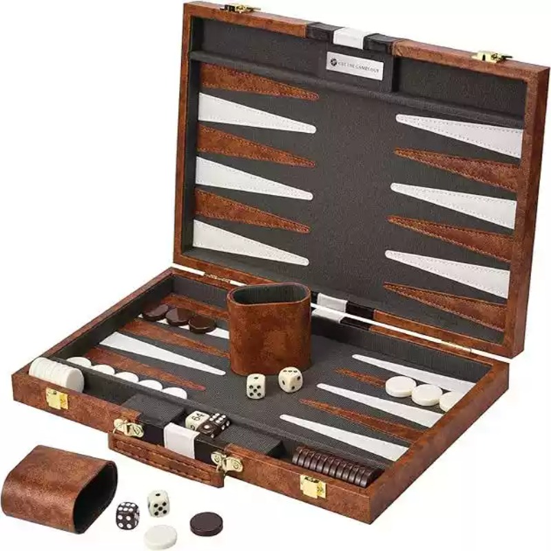 Boîte de jeu d'échecs en cuir  - Luxury Gift Set avis et prix