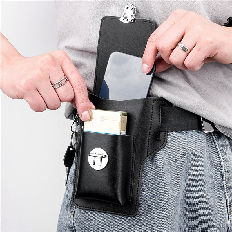 Étui de ceinture pour téléphon - Leather Wallet Men avis et prix
