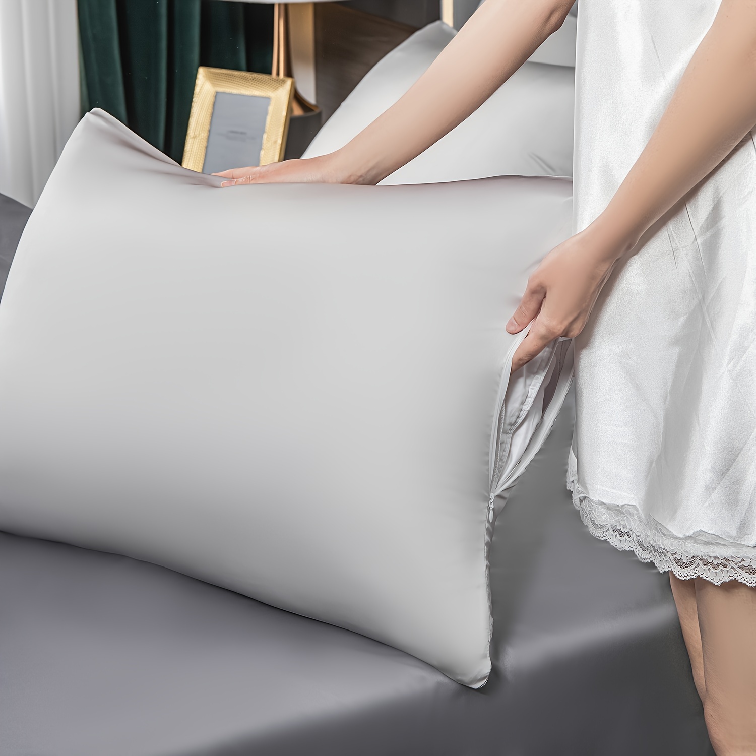 2 taies d'oreiller en soie de  - Silk Pillowcase avis et prix