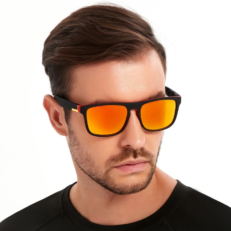 Lunettes de soleil carrées vin - Designer Sunglasses avis et prix